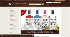 Desktop Screenshot of lantenhammer-shop.de